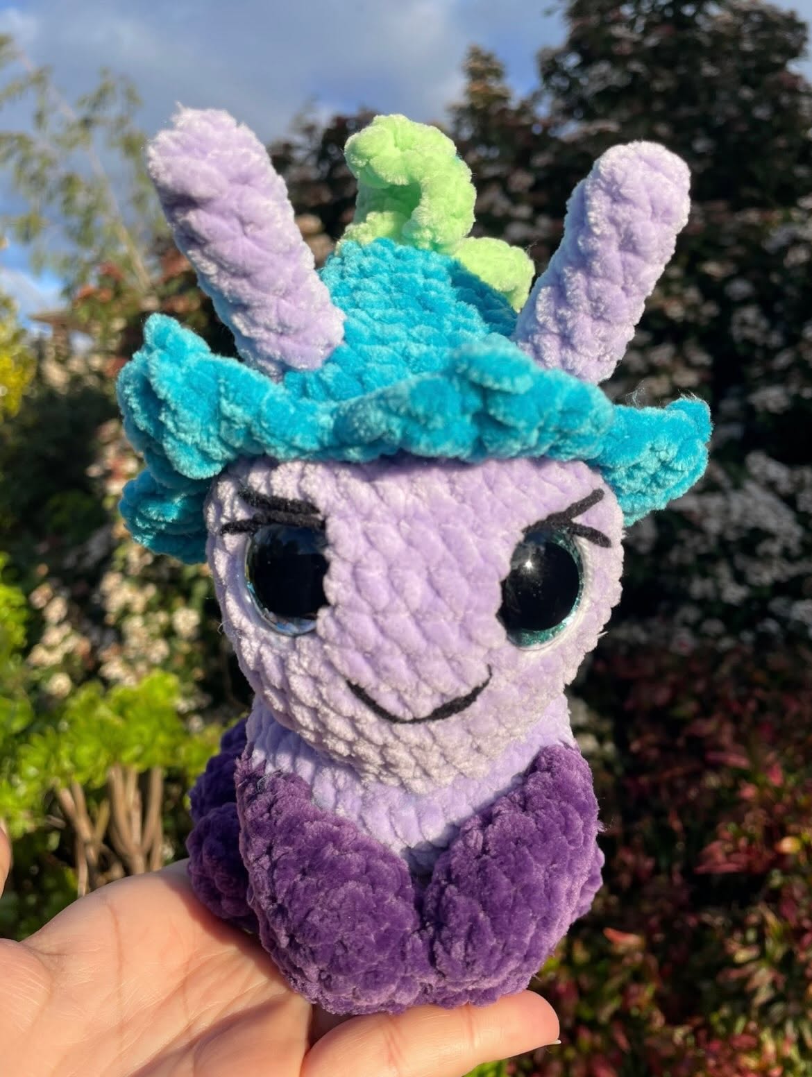 Garden Caterpillar in a Flower Hat