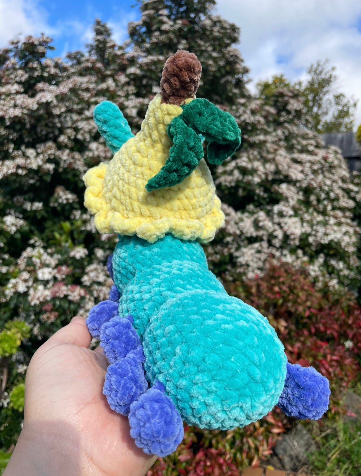 Garden Caterpillar in a Flower Hat