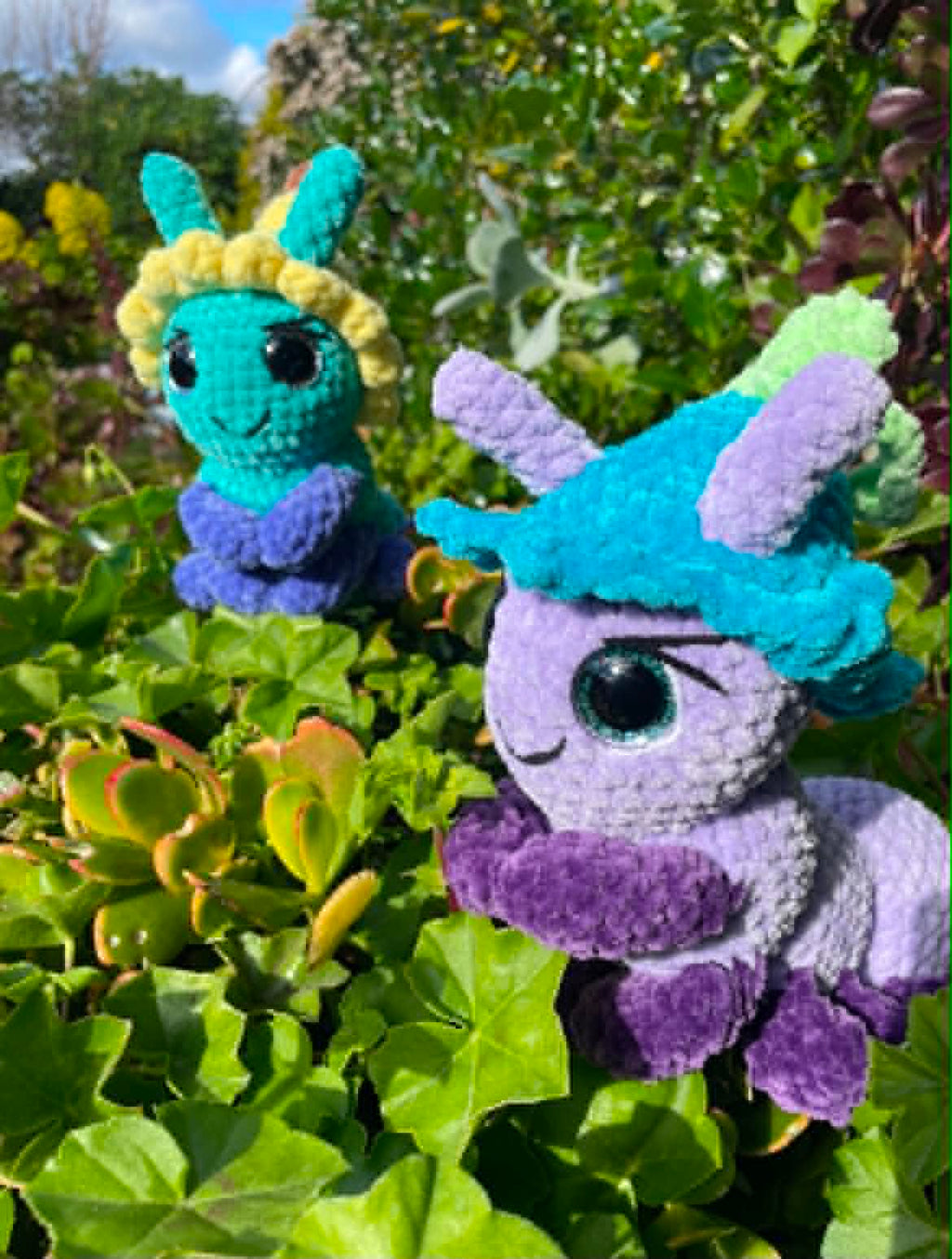 Garden Caterpillar in a Flower Hat