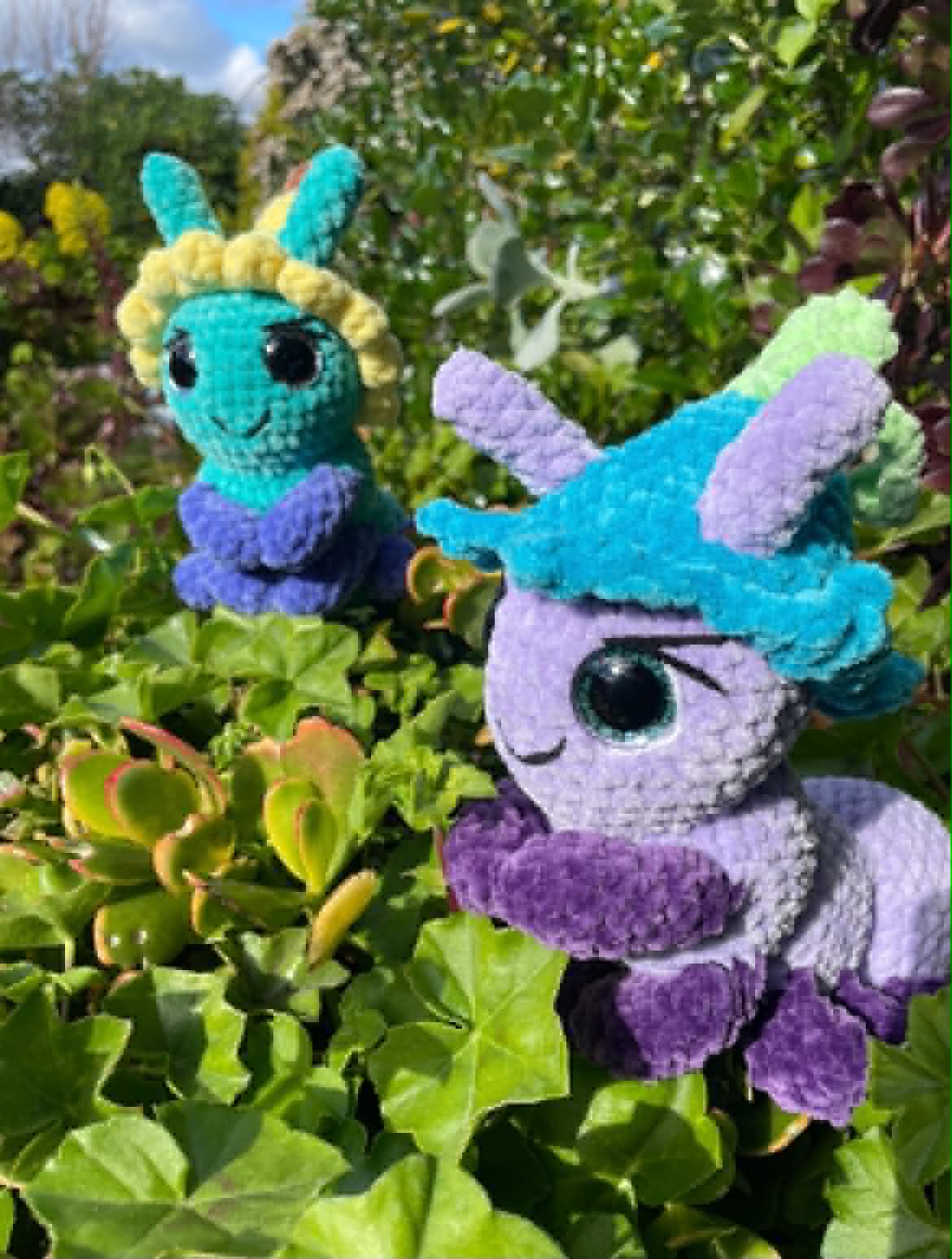 Garden Caterpillar in a Flower Hat