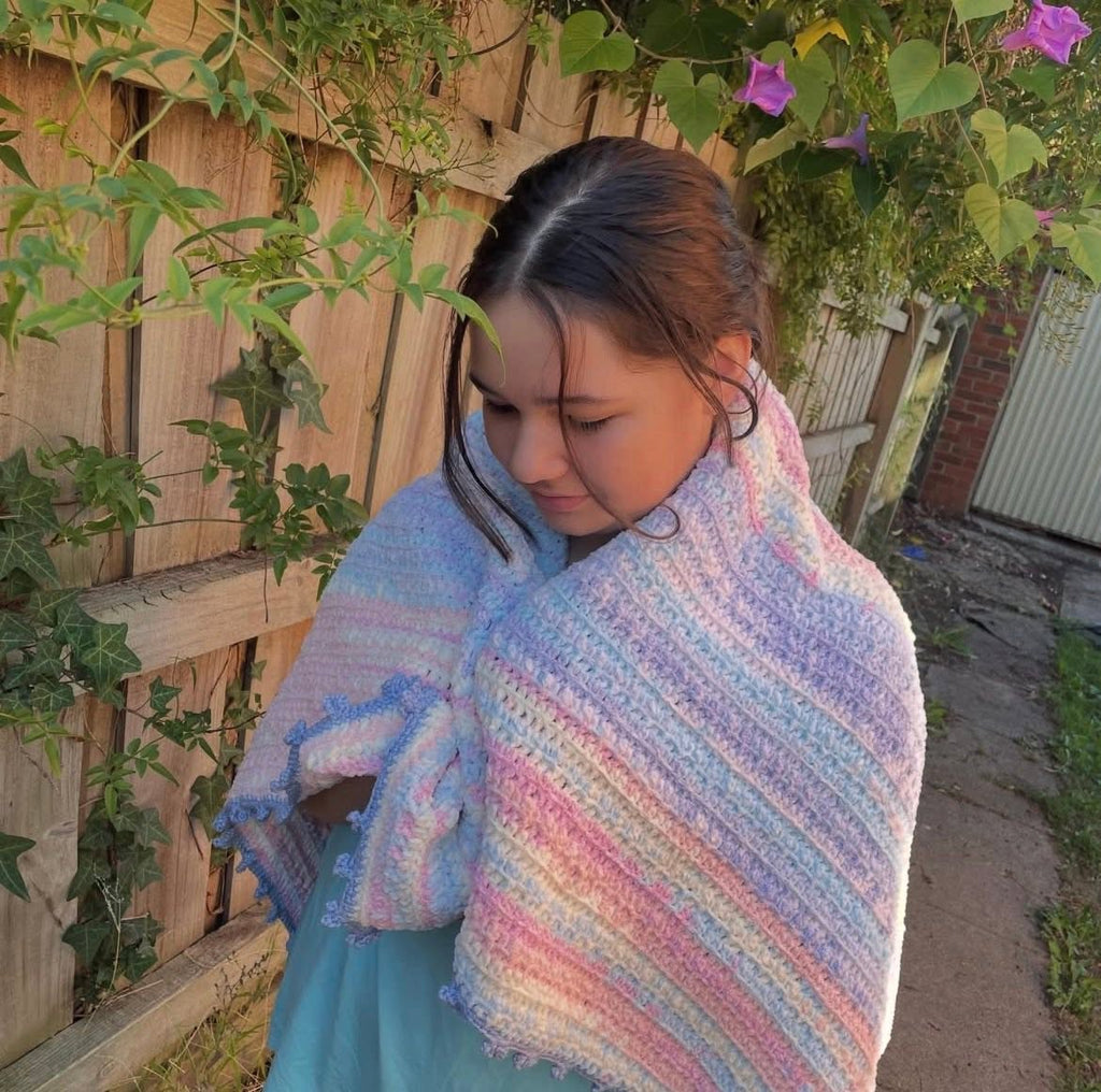 Summer Glow: Soft & Snuggly Over-sized Baby Blanket