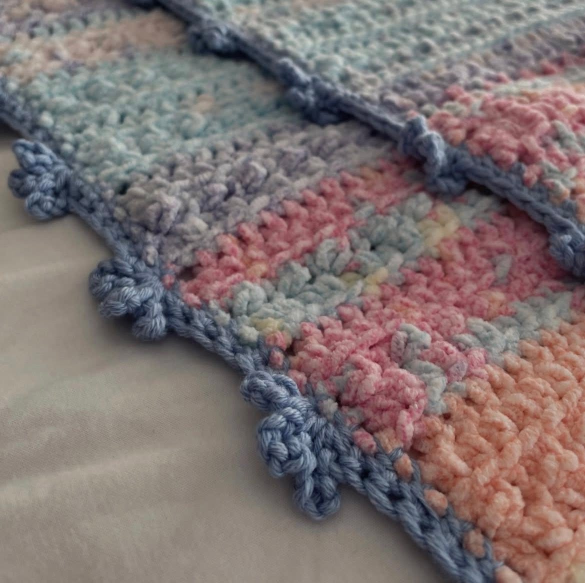 Summer Glow: Soft & Snuggly Over-sized Baby Blanket