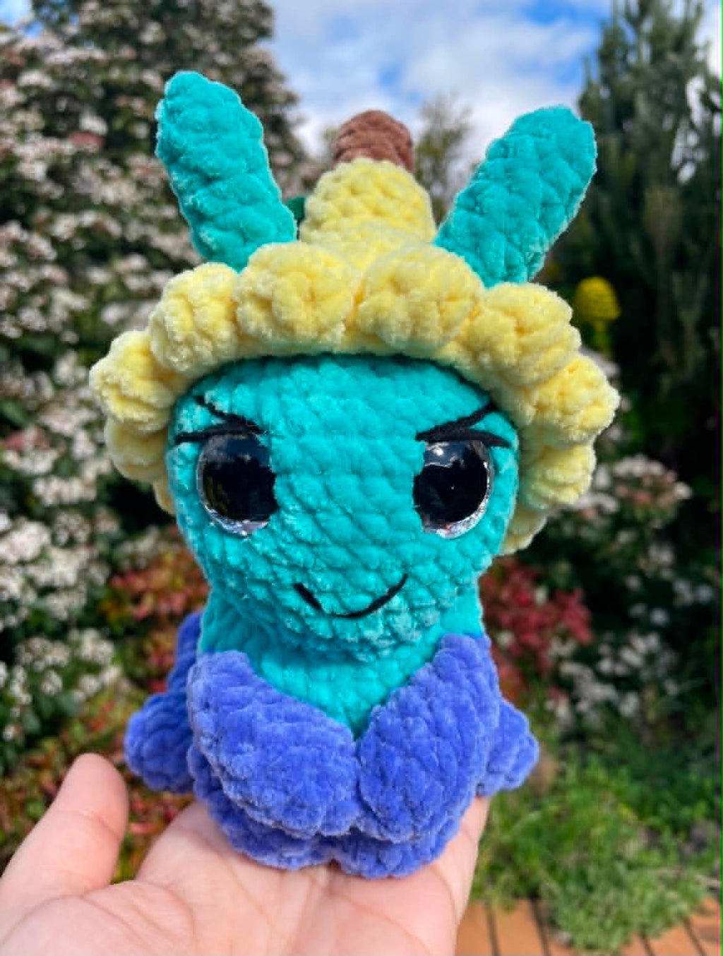 Garden Caterpillar in a Flower Hat