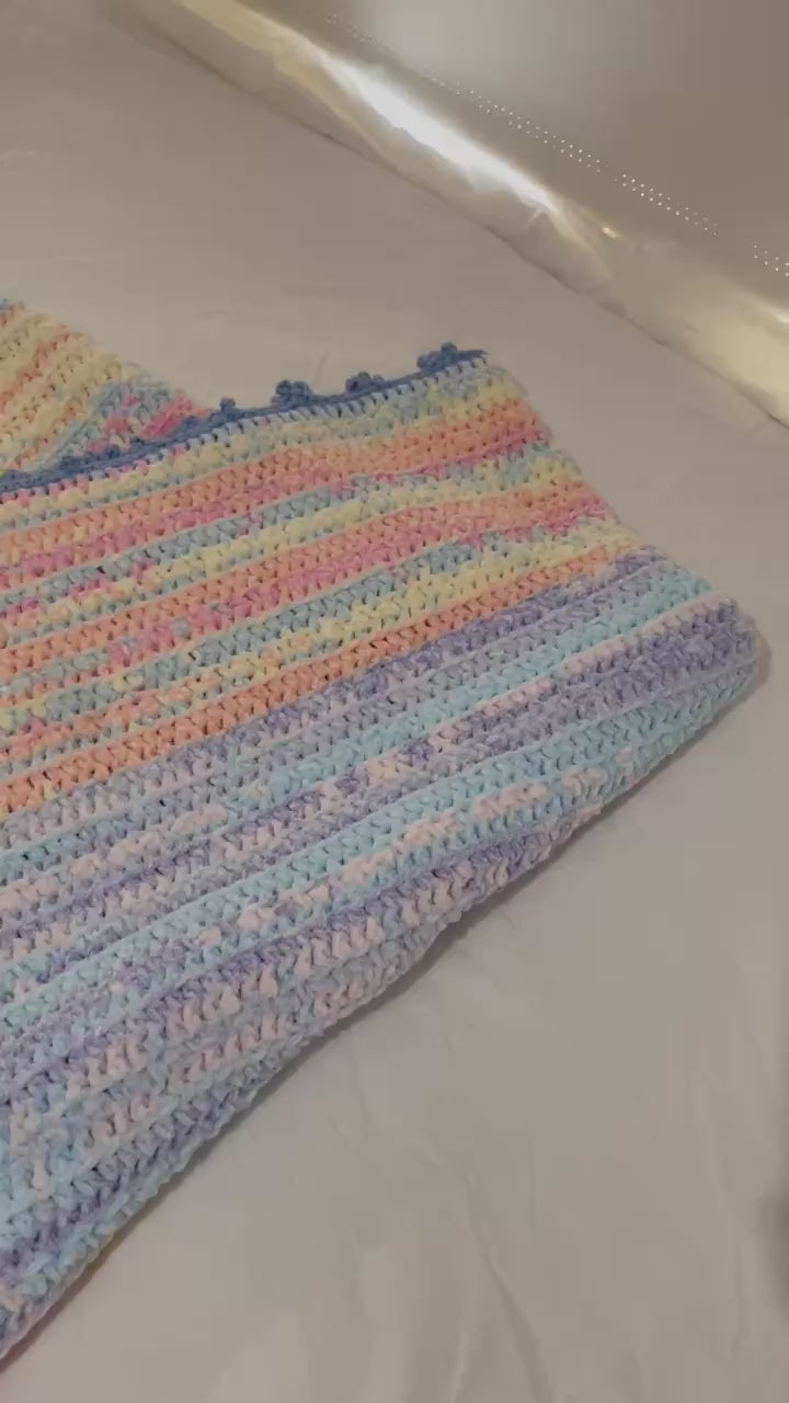 Summer Glow: Soft & Snuggly Over-sized Baby Blanket